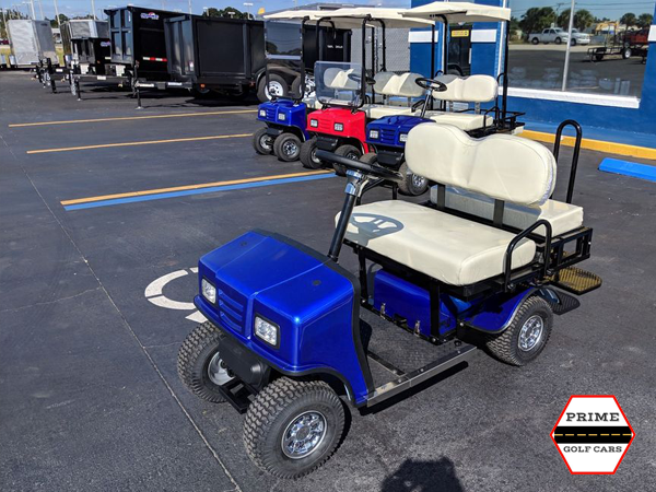 Blue Cricket SX3 Mini Mobility Golf Cart affordable golf cart rental, golf cart rent doral