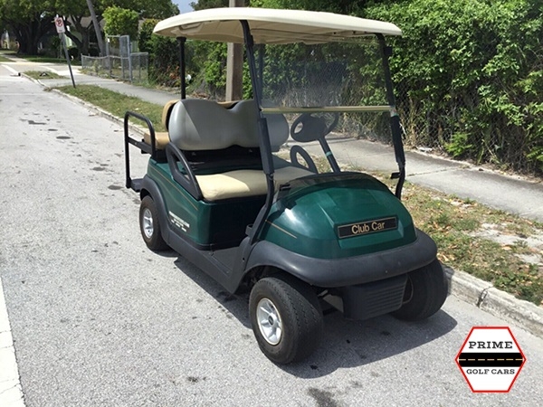 Green Club Car 4 Passenger Golf Cart affordable golf cart rental, golf cart rent doral