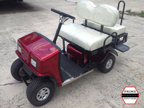 Maroon Cricket SX3 Mini Mobility Golf Cart affordable golf cart rental, golf cart rent doral