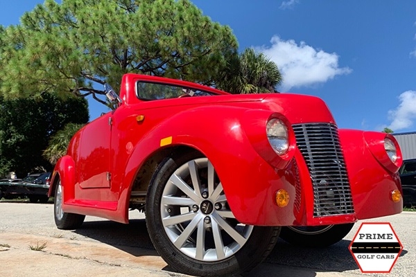 Red America EV 39 Roadster 4 Passenger Golf Cart affordable golf cart rental, golf cart rent doral