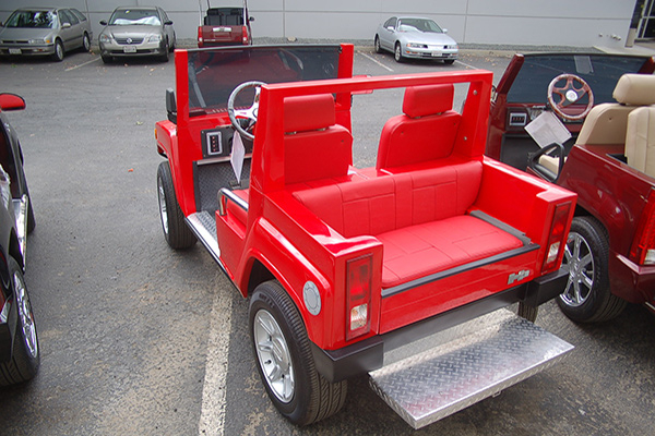 Red Hummer Golf Cart affordable golf cart rental, golf cart rent doral