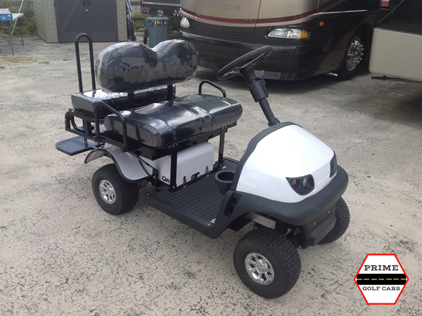 White Cricket RX5 Golf Cart affordable golf cart rental, golf cart rent doral